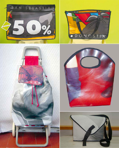 Reciclaje de telas para bolsos de diseño