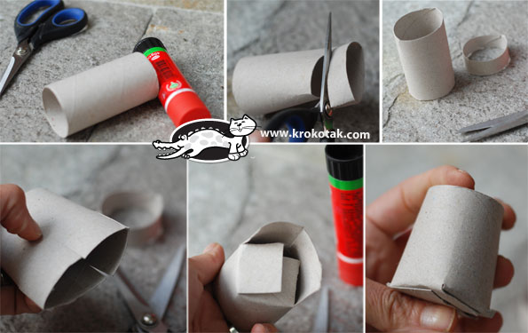 Tutorial tazas con tubos de cartón