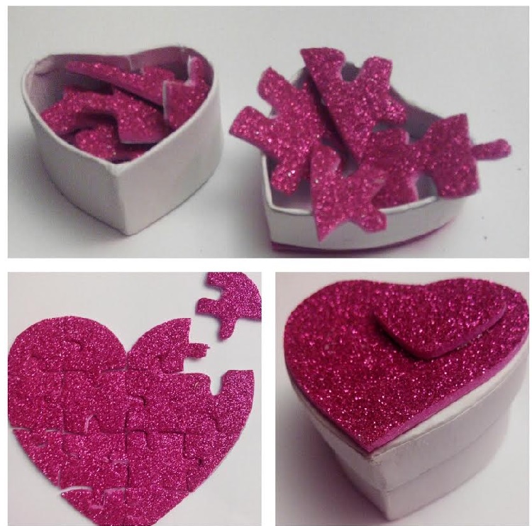 Kit para enamorados: puzzle de corazón