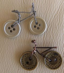 Broches de bicicletas con botones